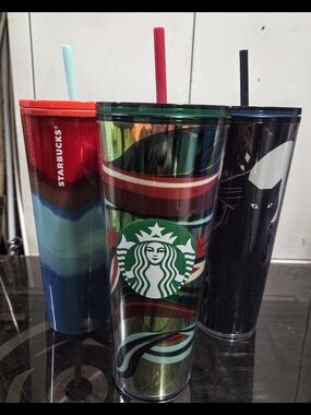 3 Venti Starbucks Cups